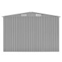 Garden shed gray galvanized steel 257x990x181 cm by vidaXL, Sheds - Ref: Foro24-47037, Price: 1,00 €, Discount: %