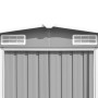 Garden shed gray galvanized steel 257x990x181 cm by vidaXL, Sheds - Ref: Foro24-47037, Price: 1,00 €, Discount: %