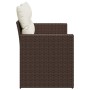 Garden sofa with cushions 2 seater brown synthetic rattan by , Outdoor sofas - Ref: Foro24-366209, Price: 163,59 €, Discount: %