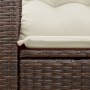 Garden sofa with cushions 2 seater brown synthetic rattan by , Outdoor sofas - Ref: Foro24-366209, Price: 163,59 €, Discount: %