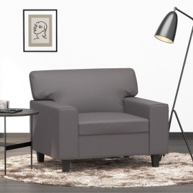 Gray synthetic leather armchair 60 cm by , Sofas - Ref: Foro24-359409, Price: 193,76 €, Discount: %