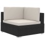 3-piece garden sofa set and black synthetic rattan cushions by vidaXL, Garden sets - Ref: Foro24-47264, Price: 241,99 €, Disc...