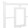 Metal bed frame with white headboard 120x190 cm by , Beds and slatted bases - Ref: Foro24-374287, Price: 100,47 €, Discount: %