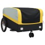 Black and yellow iron bicycle trailer 45 kg by , Bicycle trailers - Ref: Foro24-94071, Price: 85,99 €, Discount: %