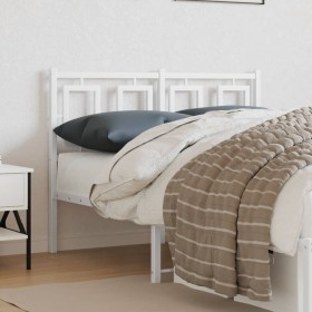 Cabecero de metal blanco 120 cm de , Cabeceros y pies de cama - Ref: Foro24-374321, Precio: 42,99 €, Descuento: %