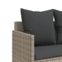 Sonnenliege mit hellgrauen synthetischen Rattankissen von , Liegen - Ref: Foro24-368349, Preis: 235,15 €, Rabatt: %