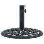 Green cast iron parasol base 9 kg 40 cm by vidaXL, Umbrella bases - Ref: Foro24-47863, Price: 53,03 €, Discount: %