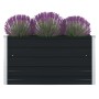 Raised anthracite galvanized steel planter 100x100x45 cm by vidaXL, Pots and planters - Ref: Foro24-47024, Price: 35,62 €, Di...