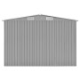 Cobertizo de jardín acero galvanizado gris 257x779x181 cm de vidaXL, Cobertizos - Ref: Foro24-47033, Precio: 1,00 €, Descuent...