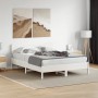 Solid white pine wood bed headboard 160 cm by , Headboards and footboards - Ref: Foro24-844770, Price: 54,27 €, Discount: %