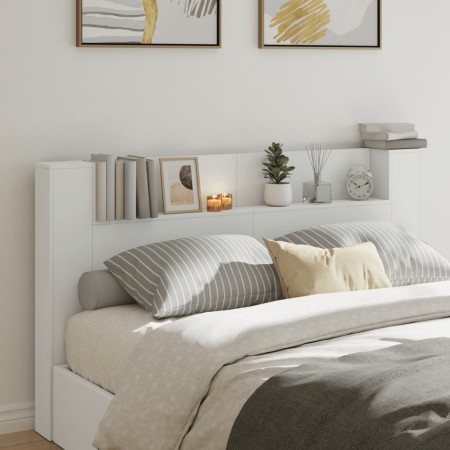 Cabecero de cama con LED blanco 180x16,5x103,5 cm de , Cabeceros y pies de cama - Ref: Foro24-839259, Precio: 129,99 €, Descu...