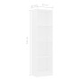 4-tier white plywood shelf 40x24x142cm by vidaXL, Bookcases and shelves - Ref: Foro24-800837, Price: 49,99 €, Discount: %