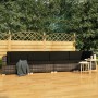 Garden sofa set with 4-piece synthetic rattan gray cushions by vidaXL, Garden sets - Ref: Foro24-47270, Price: 294,18 €, Disc...