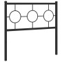 Black metal headboard 90 cm by , Headboards and footboards - Ref: Foro24-376254, Price: 32,99 €, Discount: %