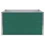 Raised planter made of green galvanized steel 100x100x45 cm by vidaXL, Pots and planters - Ref: Foro24-47025, Price: 43,99 €,...