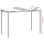 Garden table glass surface PE rattan beige 115x54x74 cm by , Garden tables - Ref: Foro24-365075, Price: 65,91 €, Discount: %