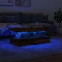 Coffee table with LED lights smoked oak 90x50x40 cm by , Coffee table - Ref: Foro24-839851, Price: 93,99 €, Discount: %