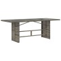 Set comedor jardín 9 pzas y cojines ratán sintético gris de , Conjuntos de jardín - Ref: Foro24-3213509, Precio: 561,08 €, De...