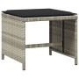 Set comedor de jardín 9 pzas cojines ratán sintético gris claro de , Conjuntos de jardín - Ref: Foro24-3211319, Precio: 398,7...