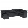 8-piece garden sofa set and black synthetic rattan cushions by , Garden sets - Ref: Foro24-3263271, Price: 479,84 €, Discount: %