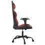 Black and red synthetic leather massage gaming chair by , Gaming chairs - Ref: Foro24-345400, Price: 121,69 €, Discount: %