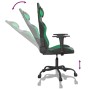 Black and green synthetic leather massage gaming chair by , Gaming chairs - Ref: Foro24-345402, Price: 121,69 €, Discount: %