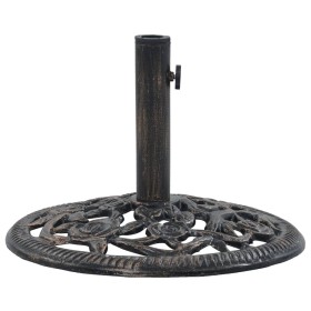 Bronze cast iron parasol base 12 kg 48 cm by vidaXL, Umbrella bases - Ref: Foro24-47861, Price: 56,99 €, Discount: %