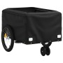 Schwarz-gelber Fahrradanhänger aus Eisen, 30 kg von , Fahrradanhänger - Ref: Foro24-94099, Preis: 86,85 €, Rabatt: %