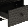 Mesita de noche de madera maciza de mango negra 40x33x46 cm de , Mesitas de noche - Ref: Foro24-356817, Precio: 79,33 €, Desc...