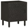 Mesita de noche de madera maciza de mango negra 40x33x46 cm de , Mesitas de noche - Ref: Foro24-356815, Precio: 61,71 €, Desc...