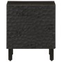 Mesita de noche de madera maciza de mango negra 40x33x46 cm de , Mesitas de noche - Ref: Foro24-356815, Precio: 61,71 €, Desc...