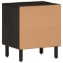 Mesita de noche de madera maciza de mango negra 40x33x46 cm de , Mesitas de noche - Ref: Foro24-356815, Precio: 61,71 €, Desc...