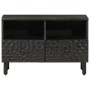 Solid black mango wood TV cabinet 70x33x46 cm by , TV Furniture - Ref: Foro24-356820, Price: 103,99 €, Discount: %