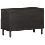 Solid black mango wood TV cabinet 70x33x46 cm by , TV Furniture - Ref: Foro24-356820, Price: 103,99 €, Discount: %