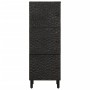 Aparador alto madera maciza de mango negro 40x33x110 cm de , Aparadores - Ref: Foro24-356848, Precio: 174,58 €, Descuento: %