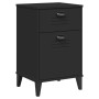 VIKEN nightstand black engineered wood by , Nightstands - Ref: Foro24-374915, Price: 68,55 €, Discount: %