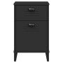 VIKEN nightstand black engineered wood by , Nightstands - Ref: Foro24-374915, Price: 68,55 €, Discount: %