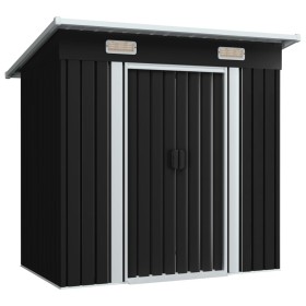 Anthracite Gray Steel Garden Shed by vidaXL, Sheds - Ref: Foro24-47026, Price: 216,99 €, Discount: %