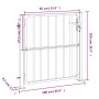 Stainless steel garden gate 100x100 cm by , garden gates - Ref: Foro24-376469, Price: 142,54 €, Discount: %