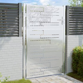 Stainless steel garden gate 100x125 cm by , garden gates - Ref: Foro24-376476, Price: 170,99 €, Discount: %