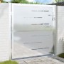 Stainless steel garden gate 100x100 cm by , garden gates - Ref: Foro24-376481, Price: 156,85 €, Discount: %