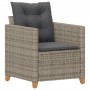 Garden armchair with gray synthetic rattan cushions by , Garden chairs - Ref: Foro24-366318, Price: 117,70 €, Discount: %