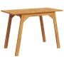 Garden dining table solid acacia wood 110x56x75 cm by , Garden tables - Ref: Foro24-366372, Price: 96,32 €, Discount: %