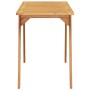 Garden dining table solid acacia wood 110x56x75 cm by , Garden tables - Ref: Foro24-366372, Price: 96,32 €, Discount: %