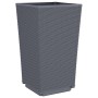 Jardineras 4 unidades PP gris 32,5x32,5x57 cm de , Maceteros y jardineras - Ref: Foro24-367851, Precio: 121,54 €, Descuento: %