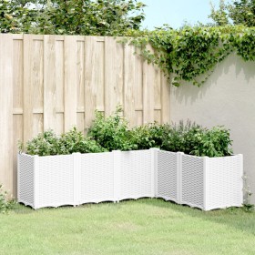 Jardinera PP blanco 160x120x53 cm de , Maceteros y jardineras - Ref: Foro24-367864, Precio: 161,74 €, Descuento: %