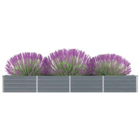 Gartenbeet aus verzinktem Stahl grau 320x40x45 cm von vidaXL, Töpfe und Pflanzgefäße - Ref: Foro24-47052, Preis: 54,66 €, Rab...