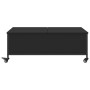 Mesa de centro con ruedas madera ingeniería negro 91x55x34 cm de , Mesas de centro - Ref: Foro24-842296, Precio: 82,50 €, Des...