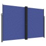 Blue retractable side awning 220x600 cm by , Umbrellas - Ref: Foro24-4004866, Price: 170,99 €, Discount: %