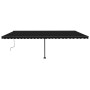 Toldo de pie retráctil manual gris antracita 600x300 cm de , Toldos - Ref: Foro24-3069799, Precio: 649,99 €, Descuento: %